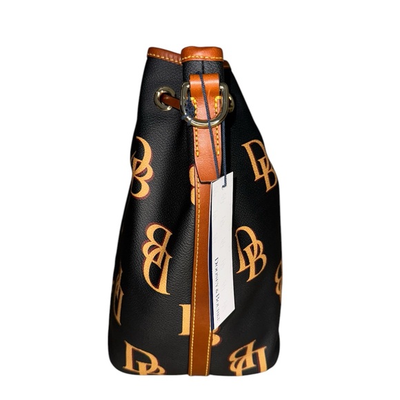 NWT Dooney & Bourke Charcoal Bucket Bag - Picture 3 of 10